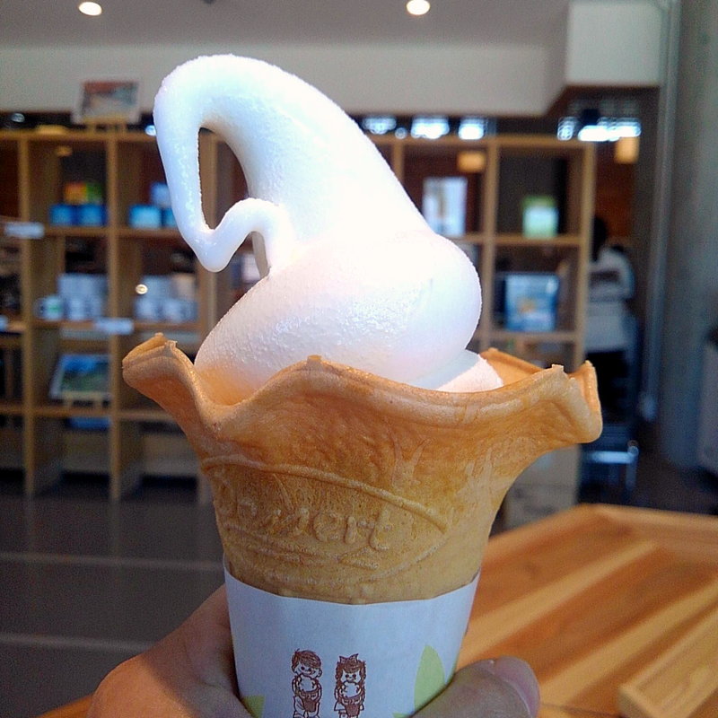 ソフトクリーム　ミックス(すなば珈琲 高田松原店)