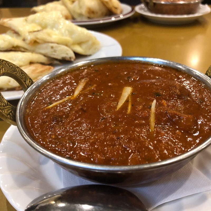 マトンカレーセット＋チーズナン(ニールガガン 一番街店)