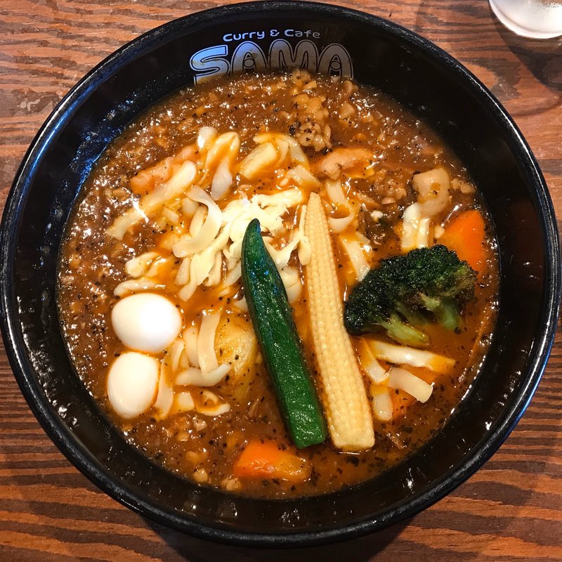 ホルモンチーズ納豆カリー　旭川店限定(SAMA　旭川店)