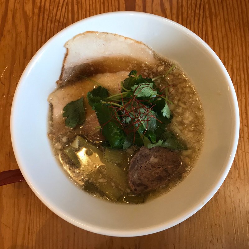 ふらのジビエヌードル(煮干中華 ゆきと花)