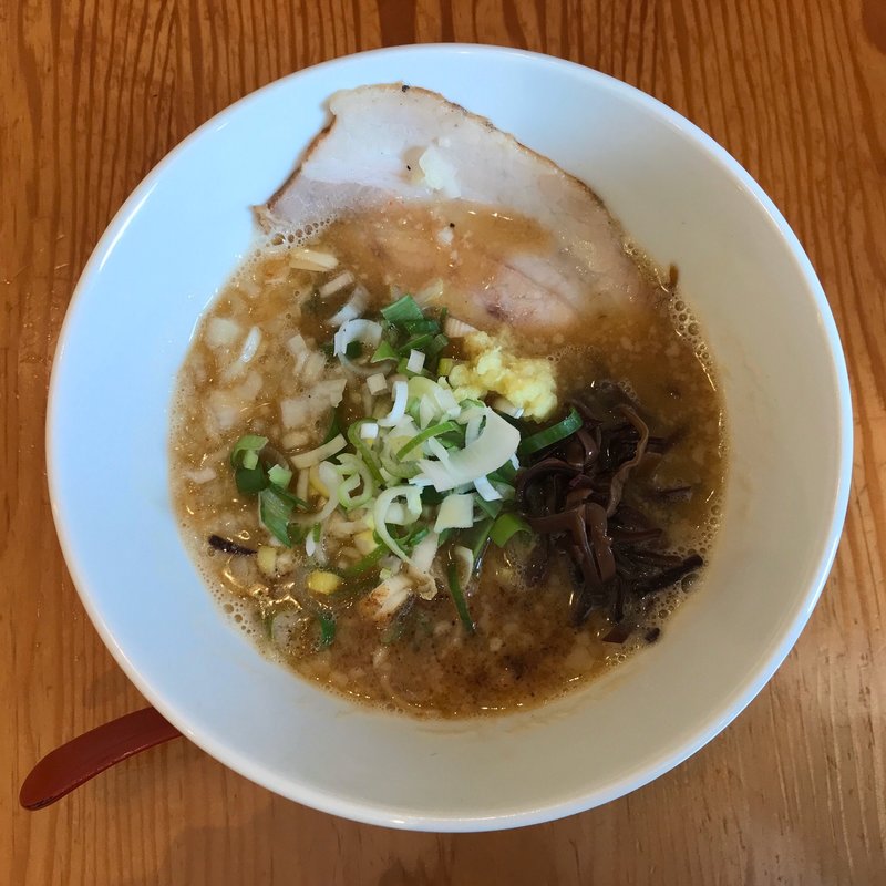 背脂煮干味噌(煮干中華 ゆきと花)