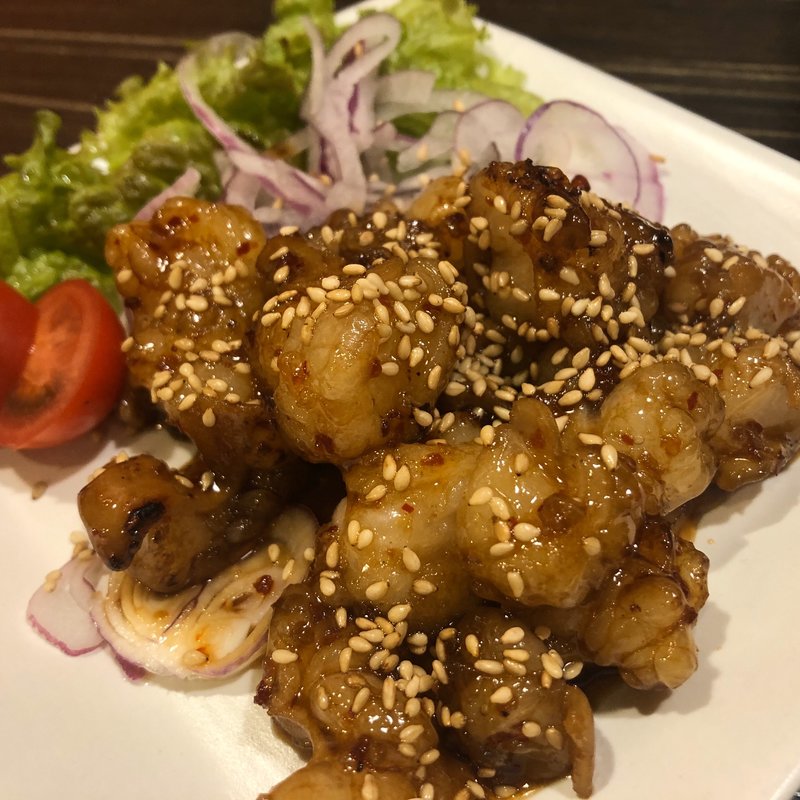 小腸のタレ焼き(博多もつ鍋浜や博多駅朝日ビル店)