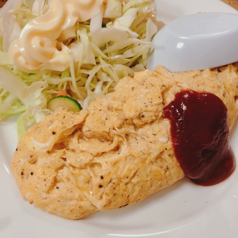 チーズオムレツ(もつ焼きお山の大将)