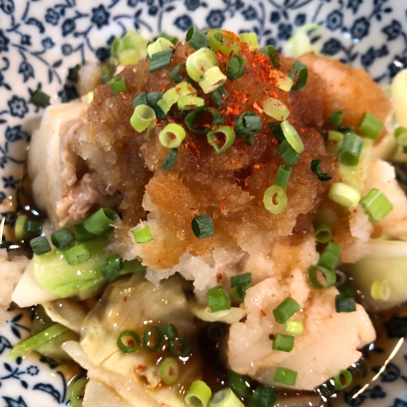 豚トロポン酢(新橋やきとん 麻布十番店)