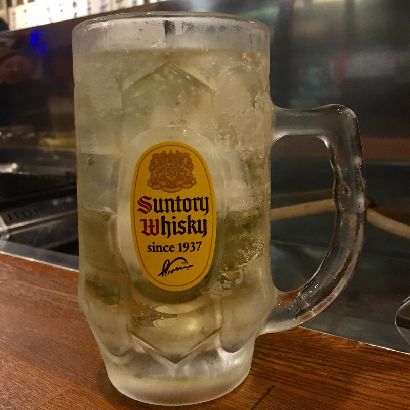 ハイボール中(ホルモン・焼肉 リキヲ)