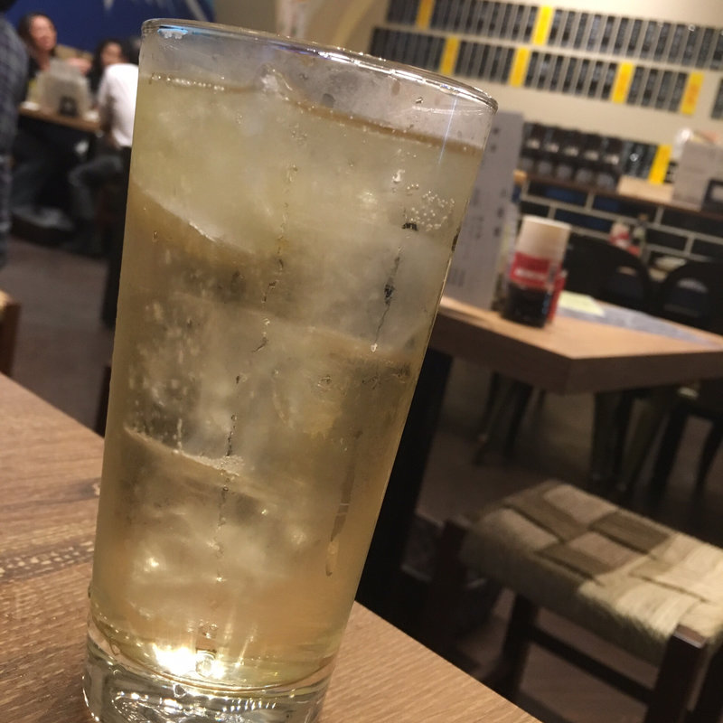 ウィスキーニッカなかシングル＋炭酸(大衆酒場 富士山)