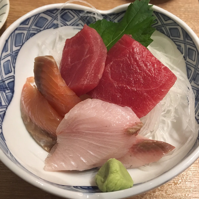 お刺身三点盛り(大衆酒場 富士山)