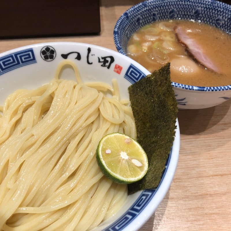 濃厚味玉つけ麺(つじ田 福岡空港店)