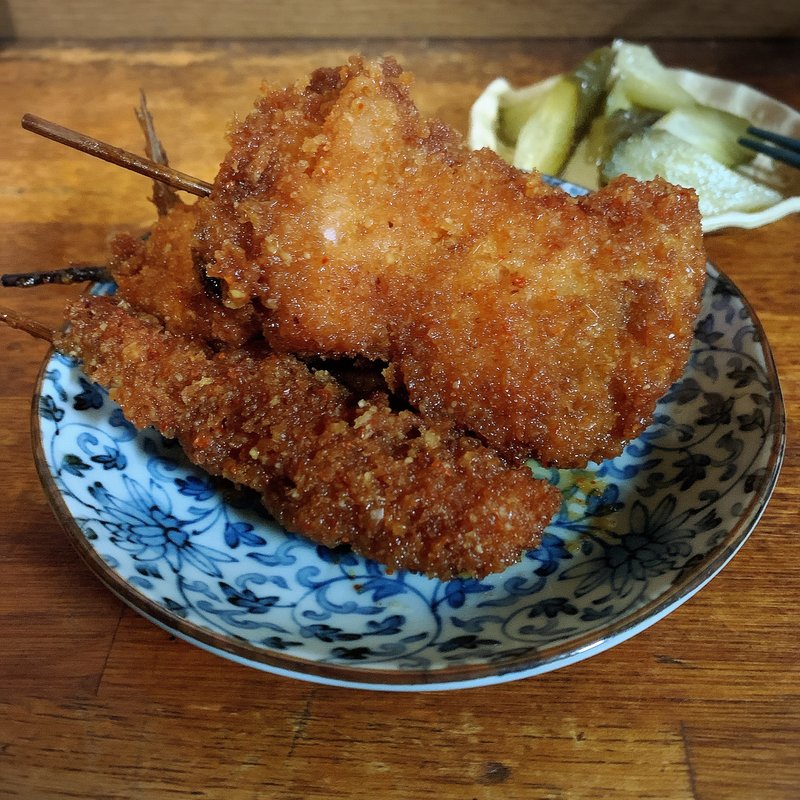 串揚げ盛り合わせ(福田フライ （ふくだふらい）)