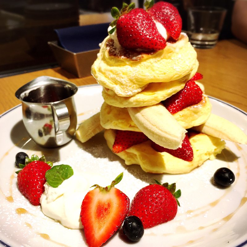 フレッシュベリー リコッタパンケーキ(CAFE HUDSON 新宿ミロード店)