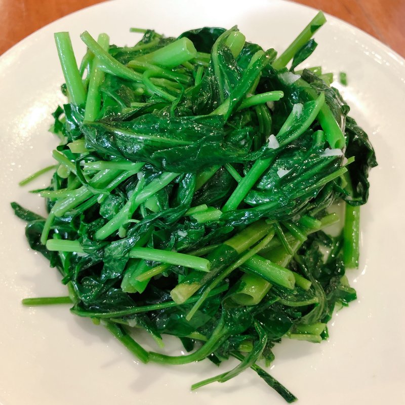 空芯菜炒め(鼎泰豊 101店 （DIN TAI FUNG/ディンタイフォン）)