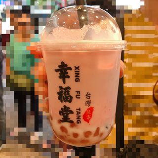 ストロベリータピオカミルク(幸福堂　台北西門成都店)