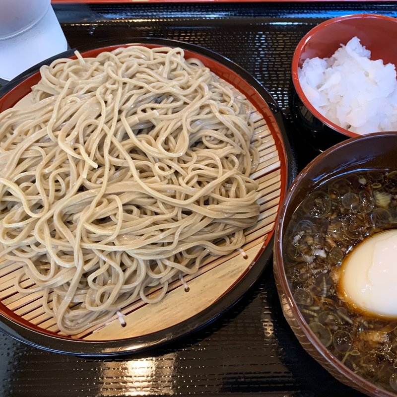 ねぎたま韃靼そば&鬼おろし(十割蕎麦 韃靼 穂のか)