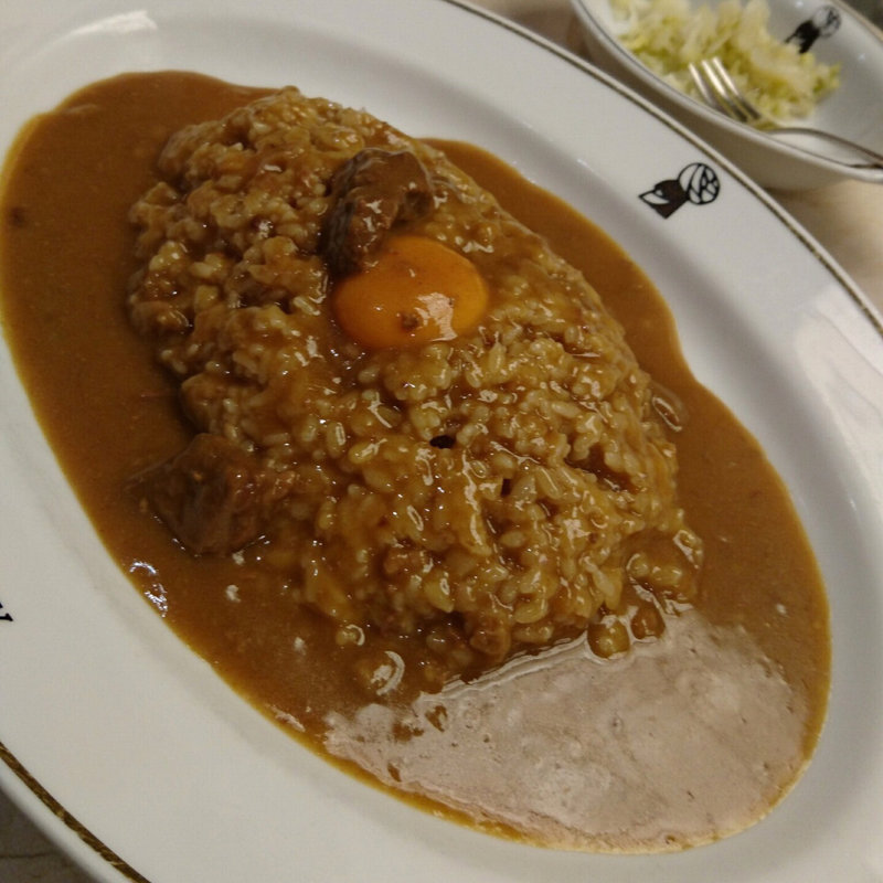 インデアンカレー・玉子・ピクルス大盛(インデアンカレー 丸の内店)