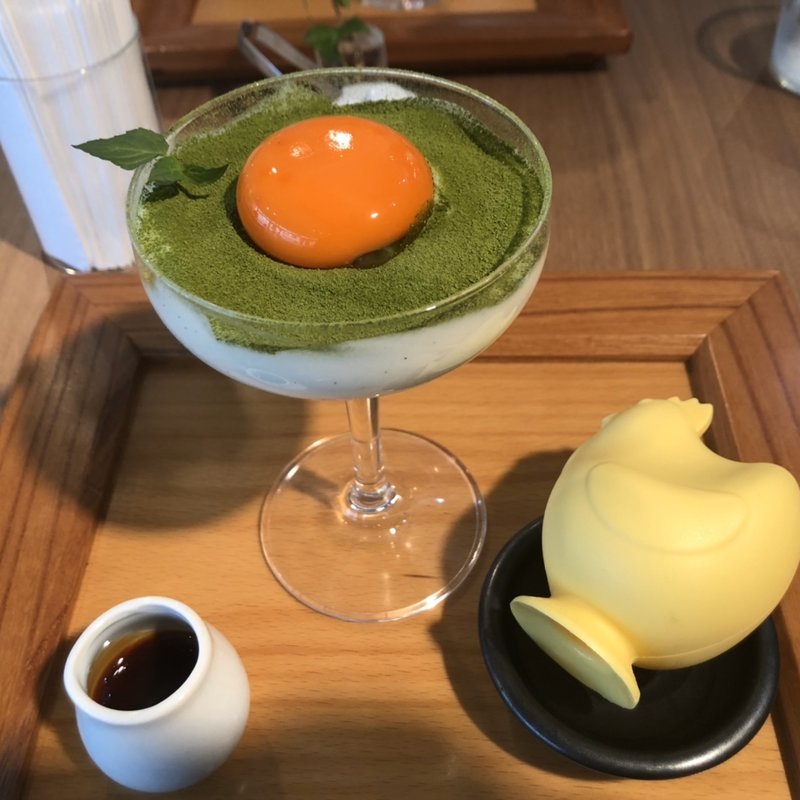 抹茶プリン(しょうゆ きゃふぇ)