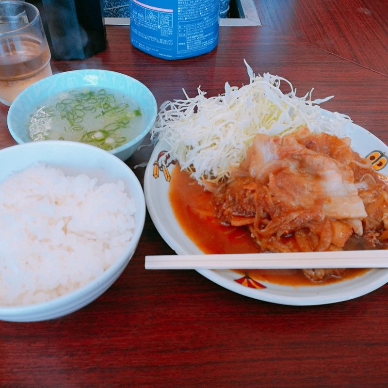 生姜焼定食(どすこい 力士食堂)