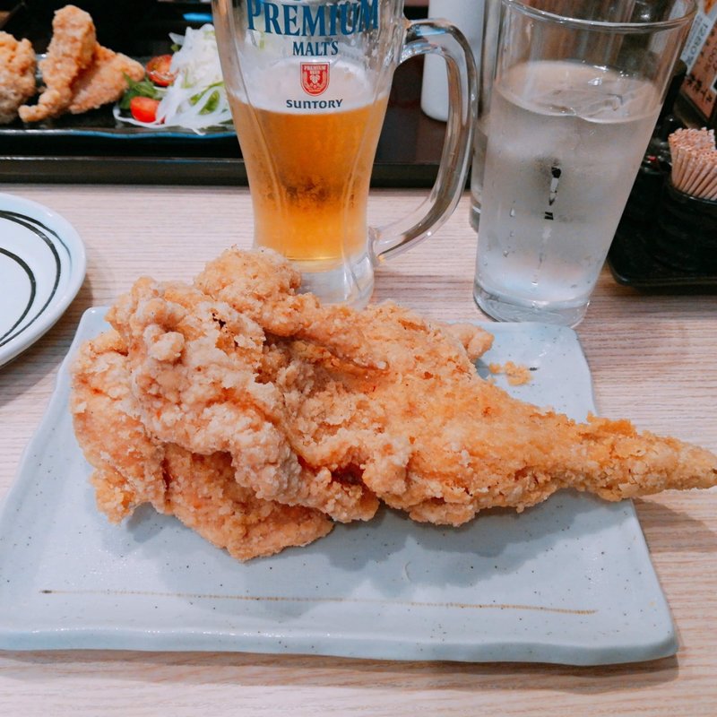 半身揚げ(元祖 唐揚げ三平)