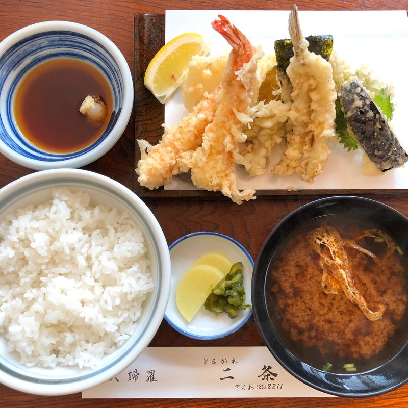 上天ぷら定食(二条)