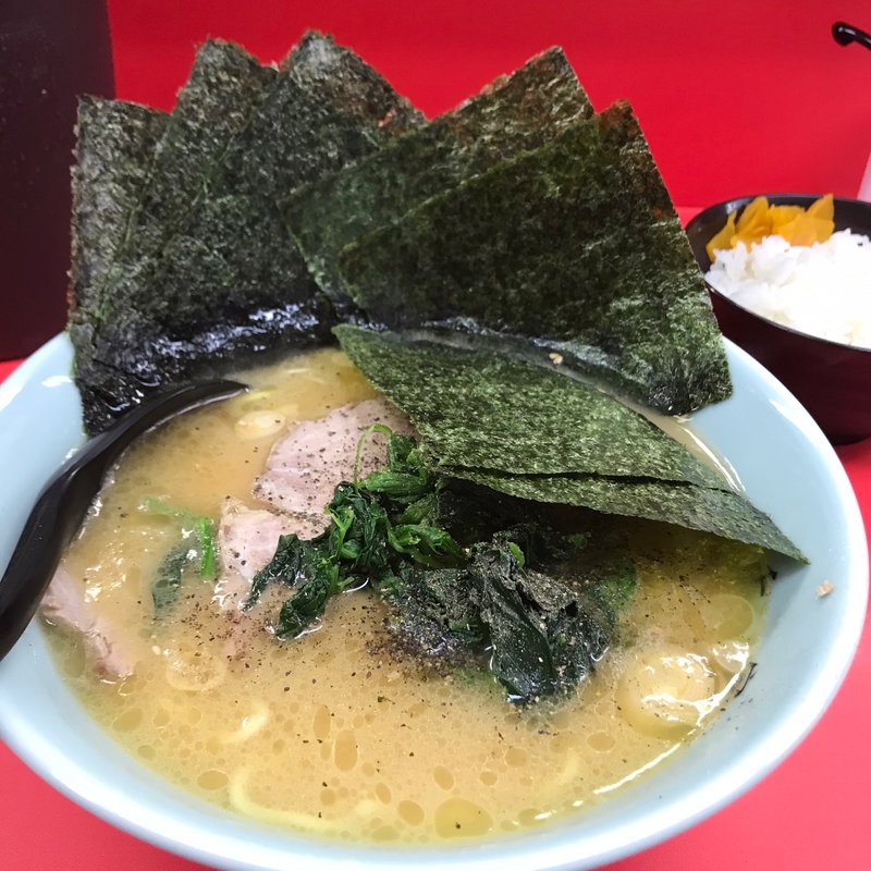 チャーシュー麺＋海苔＋小ライス(ラーメン千家 根岸店)