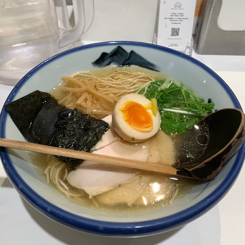 柚子塩ラーメン(AFURI 新宿ルミネ1)