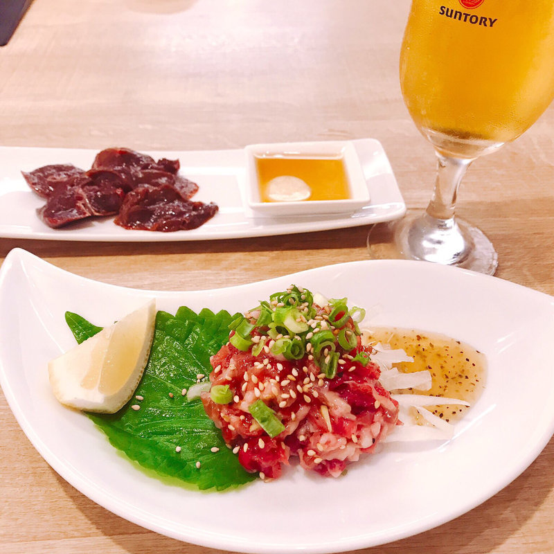 塩ユッケ(菅乃屋熊本駅店)