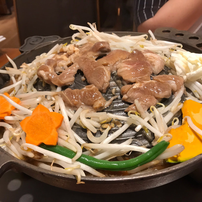 ラムジンギスカンセット(松尾ジンギスカン　新千歳空港店)