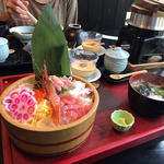 海鮮丼定食(平山温泉　湯の蔵　お食事処わらじ )