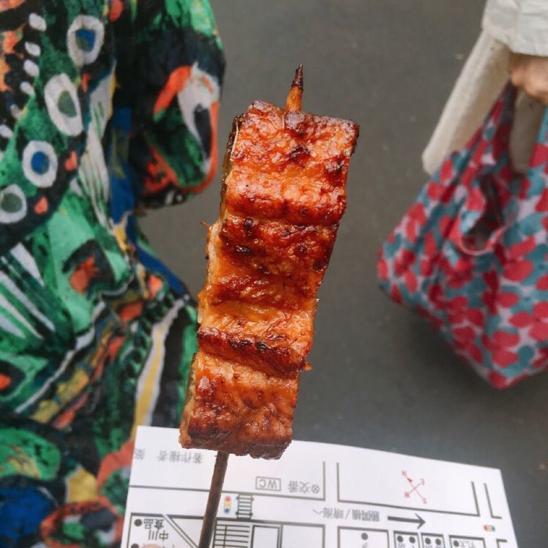 うなぎ串(築地場外市場内の鰻専門店 築地うなぎ食堂)