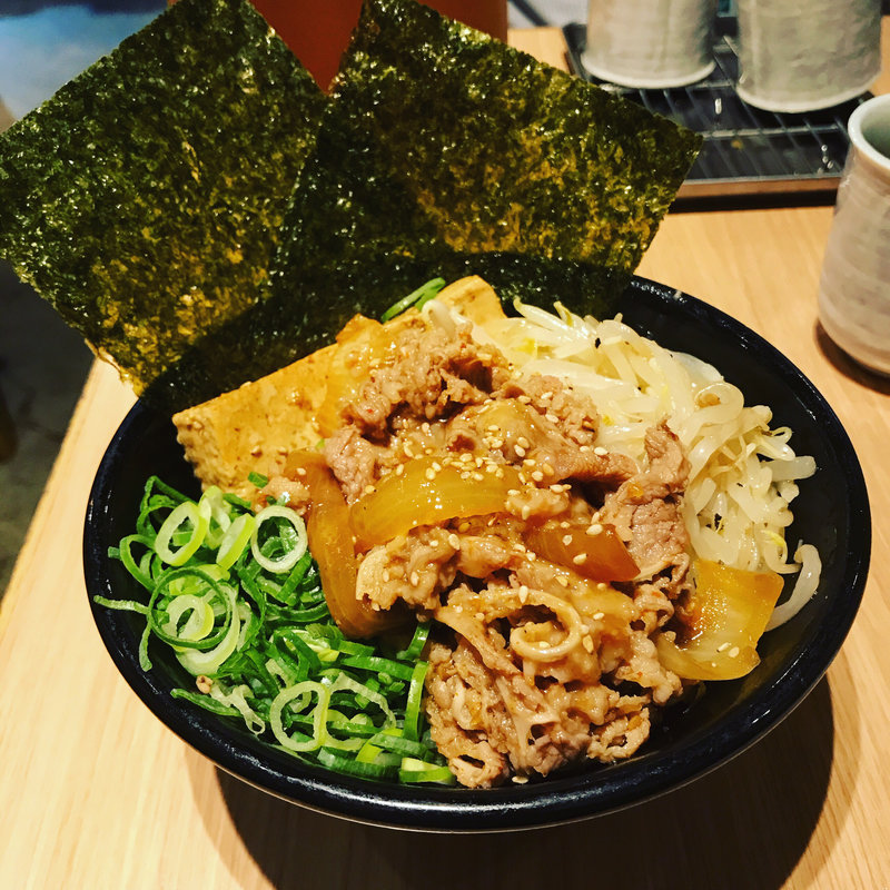 胡麻しゃぶ牛めし(秋葉原　岡むら屋 )