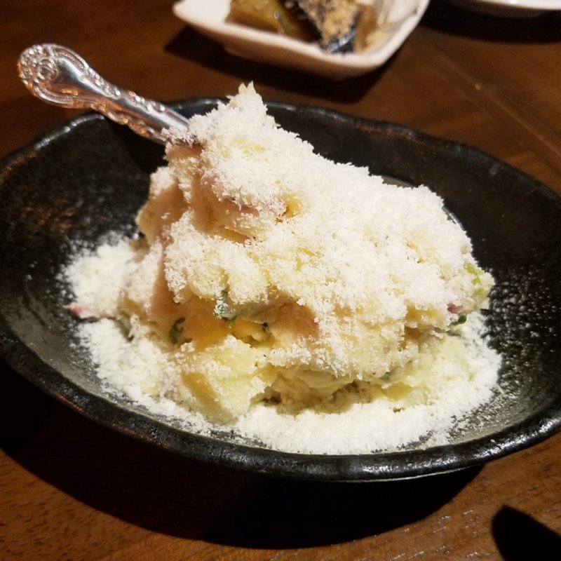 肉寿司のポテサラ(肉寿司 池袋西口)