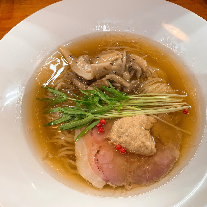 我飯醤油ラーメン(麺道わがまんま)