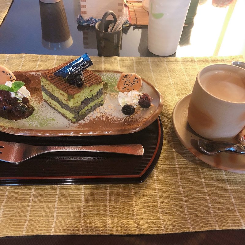 抹茶ティラミス(カフェ 家和楽)