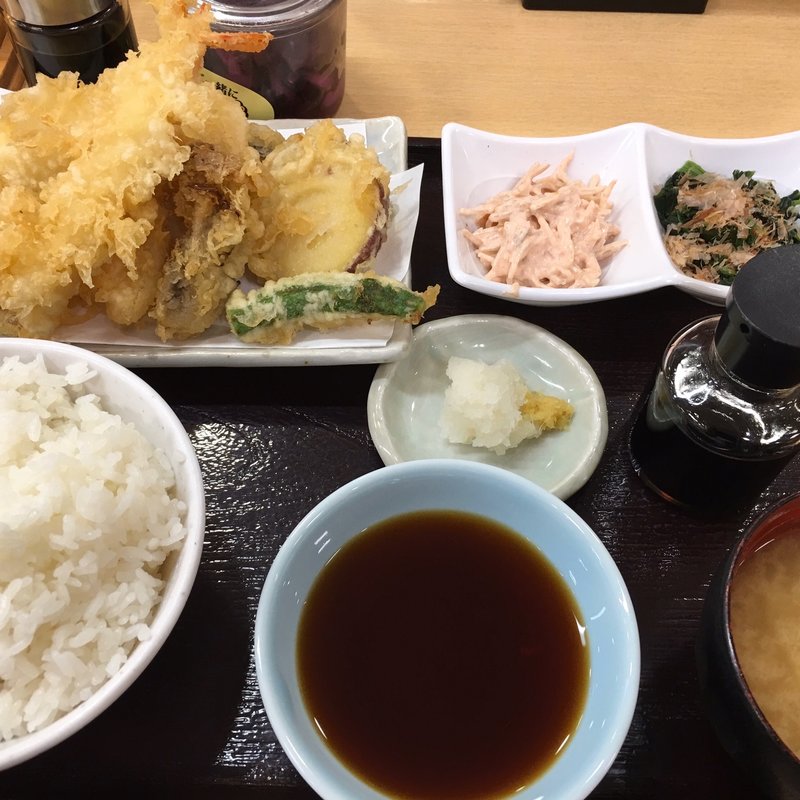 元祖オールスター天ぷら定食(天丼てんや 上野店 )