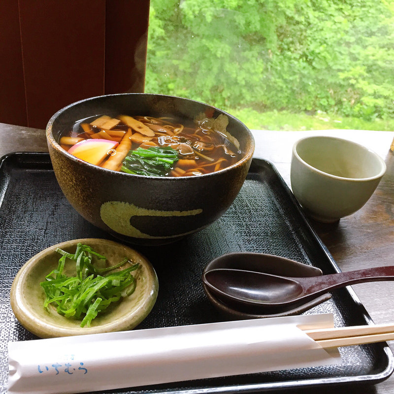 山菜そば（温かい）(手打蕎麦 いちむら)