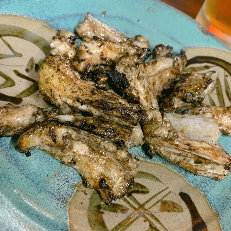 地鶏ナンコツ炭火焼(鉄砲 )