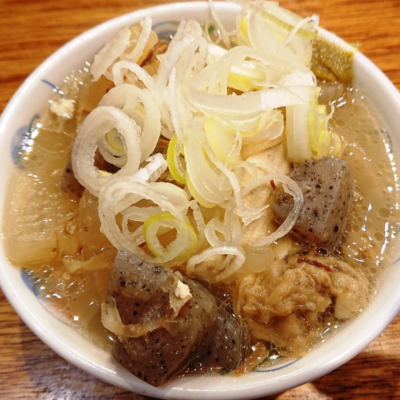 牛もつ塩煮込み(串かつ でんがな 武蔵新城店)