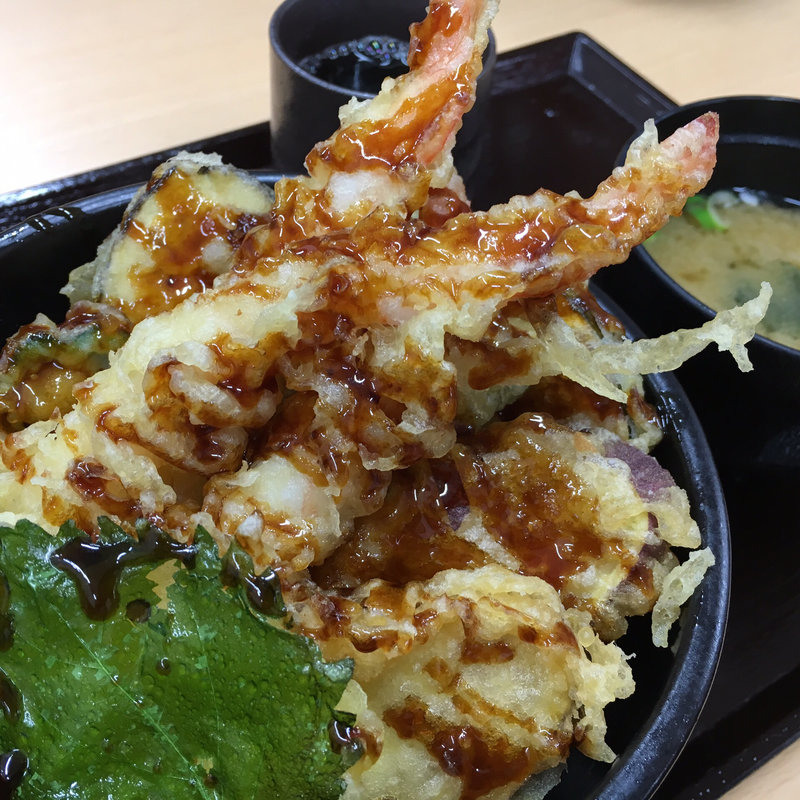 天丼定食(海鮮 一八 仲原店)