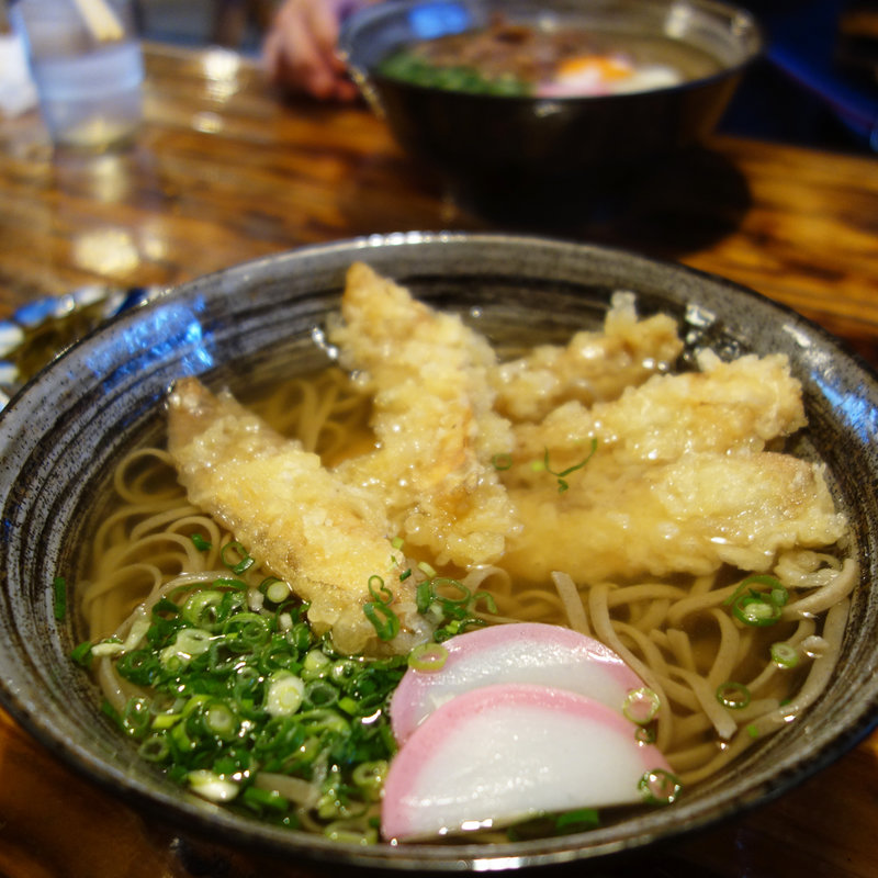 ごぼう天そば(味由(あじよし))