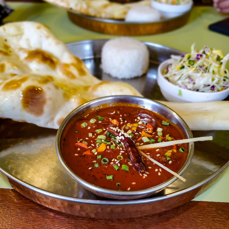 ラムカレーセット(ボンベイブルー )