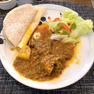 じゃがいもとマトンのカレー(sano食堂)