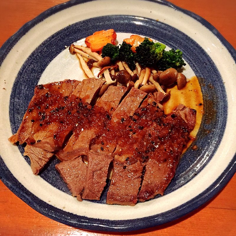 オリエンタル風リブロースステーキ (居酒屋あふ )