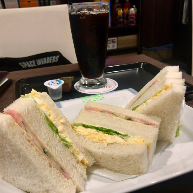 ミックスサンドセット(アイスコーヒー付き)(テイスティカフェ)