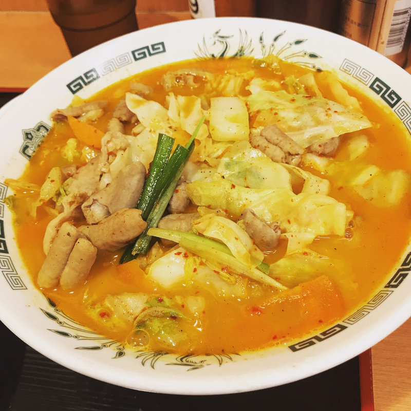 モツ野菜ラーメン(日高屋 綾瀬西口店)