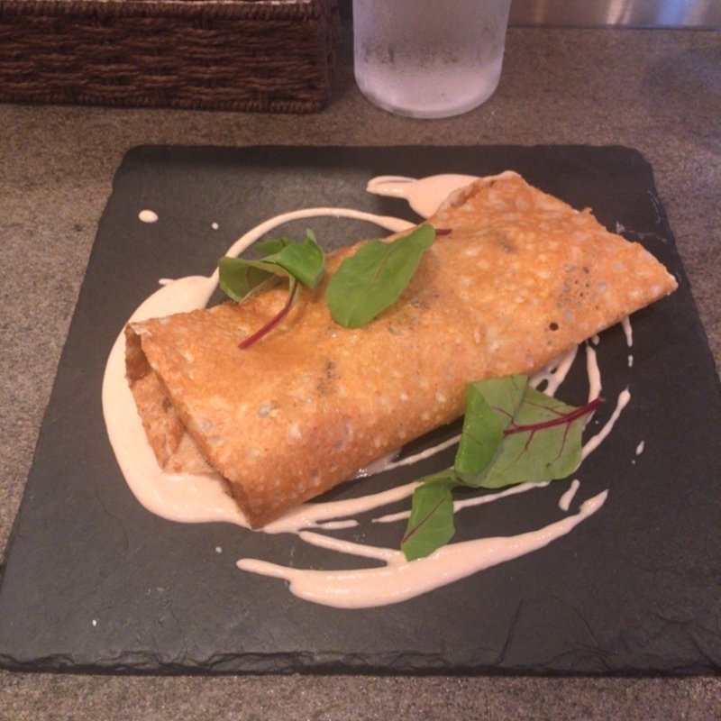 ランチセット　蕎麦粉のガレット(foujita)