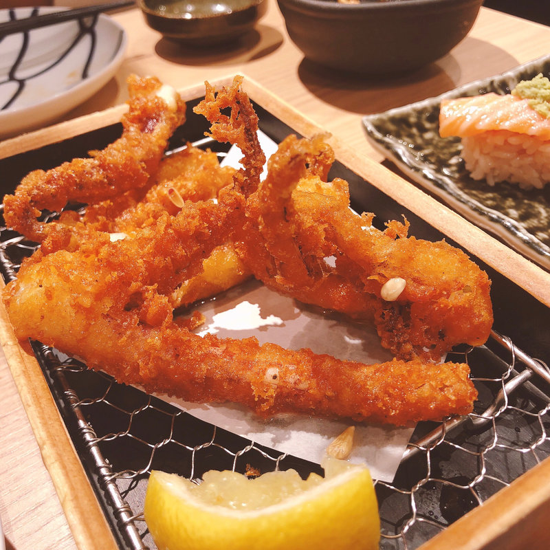 イカゲソの唐揚げ(鮨・酒・肴 杉玉 神楽坂)