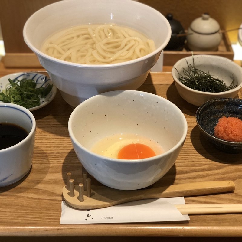 釜あげ・釜玉コンビ(切麦や甚六)