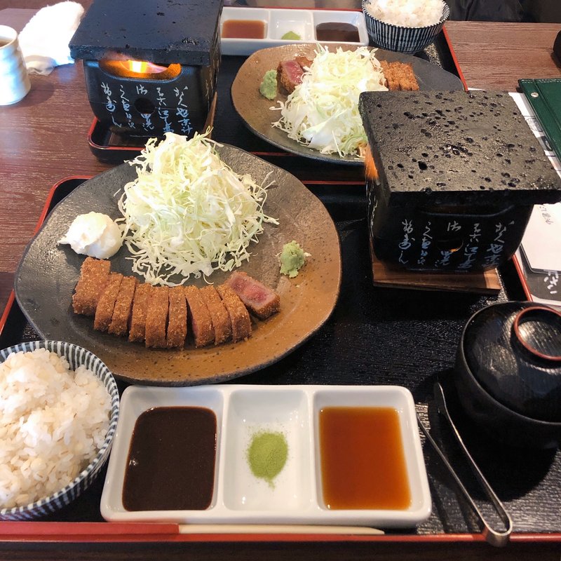 牛カツ御膳(新潟牛華堂)