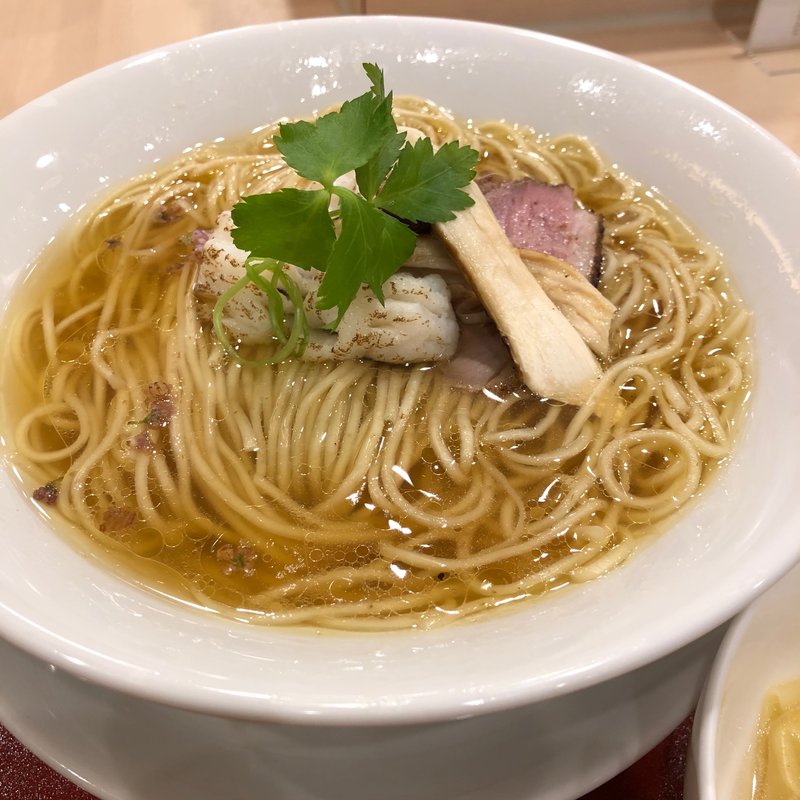 鱧そば〜秋味〜(麦と麺助 新梅田中津店)