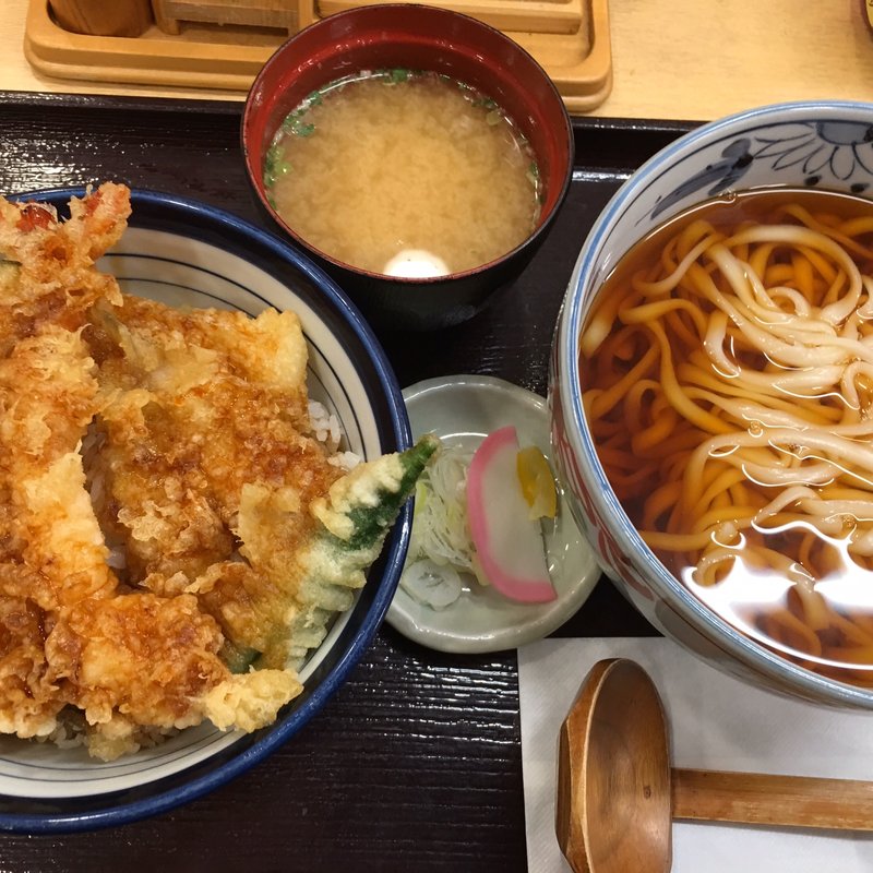 天丼とうどんセット(天丼てんや 上野店 )