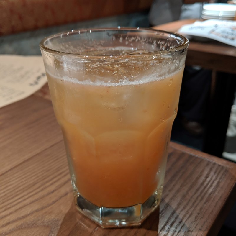 まるごとすりおろしサワー（りんご）(おでん屋 ずぶ六)